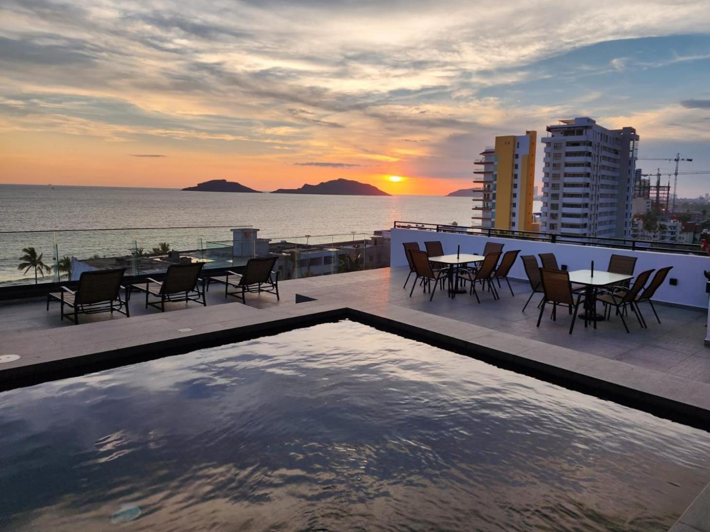 Departamento En Mazatlan Torre Q Leilighet Eksteriør bilde